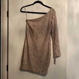 Size Medium Gold One sleeve dress